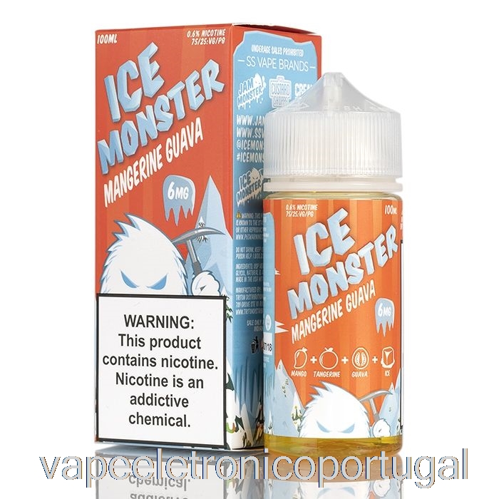 Vape Eletrônico Ice Mangerine Goiaba - Ice Monster - 100ml 6mg